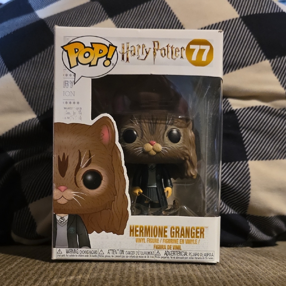 Funko Pop! Hermione Granger Cat Figure - Brown and Black